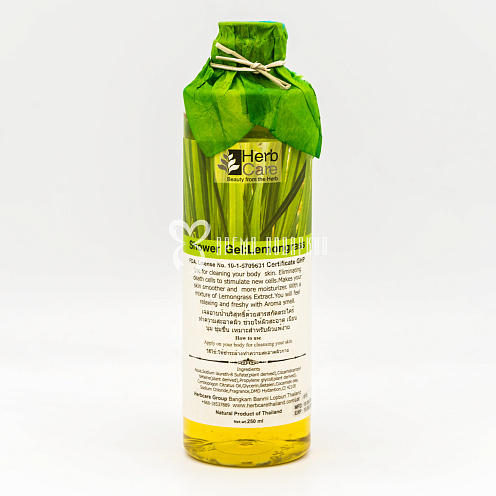 Гель для душа лемонграсс HERBCARE SHOWER GEL LEMONGRASS 250ml																														 Картинка №20