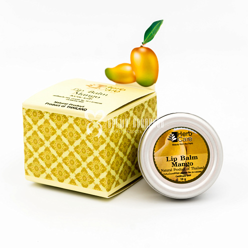 Бальзам для губ манго HERBCARE LIP BALM MANGO 10g  Картинка №20